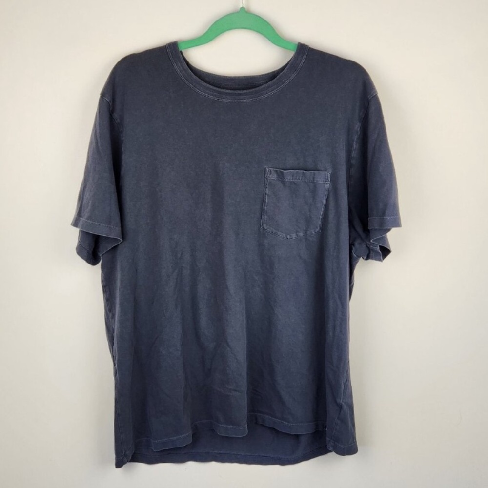 Madewell Men's Garment-Dyed Allday Crewneck Pocket Short Sleeve Tee sz XL